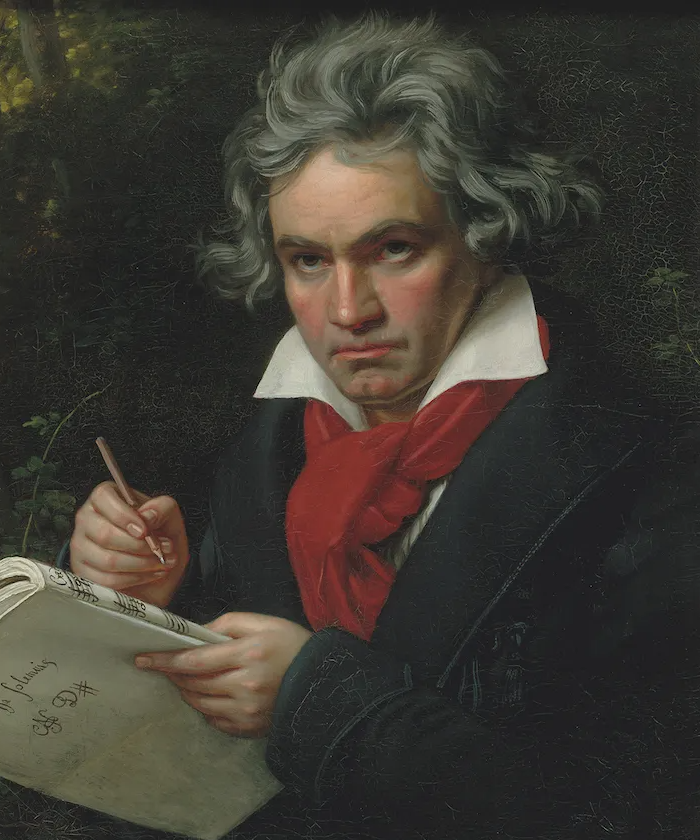 Painting of Beethoven